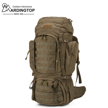 MARDINGTOP 60L Backpacking Backpack with Rain Cover for Men Military Tactical Camping Hiking Bushcraft