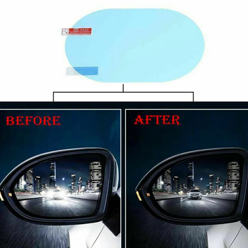 2 Pcs Car Rainproof Clear Auto Sticker