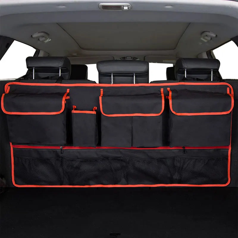 Multi-Pocket Car Trunk Organizer Hanging Back Seat Storage Bag