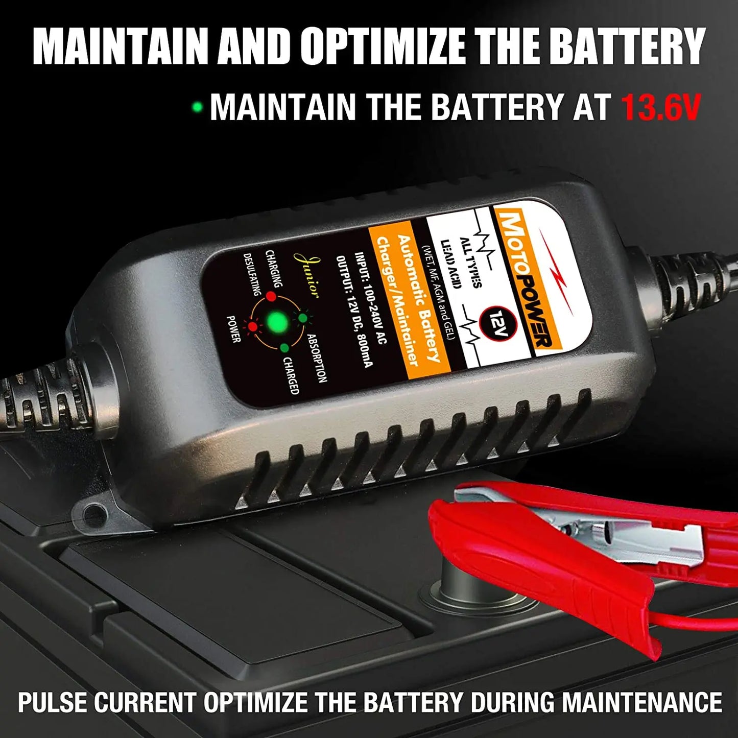 Automatic Battery Charger Maintainer