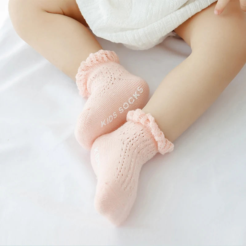 Baby Girls Lace Anti-Slip Socks