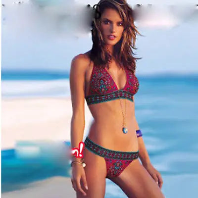 Sexy Women Bikini Push-up Padded Bra Swimsuit Bathing Suit Swimwear Two-Piece Suits