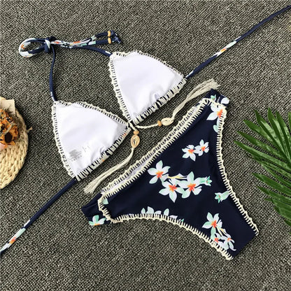 Flower Printed Bikini