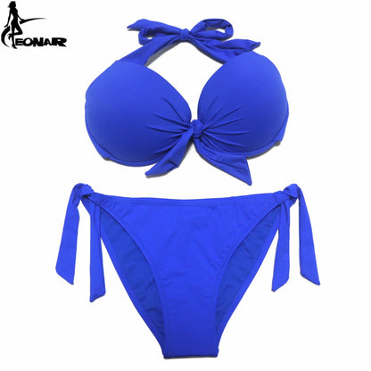 EONAR Bikini Solid Swimsuit