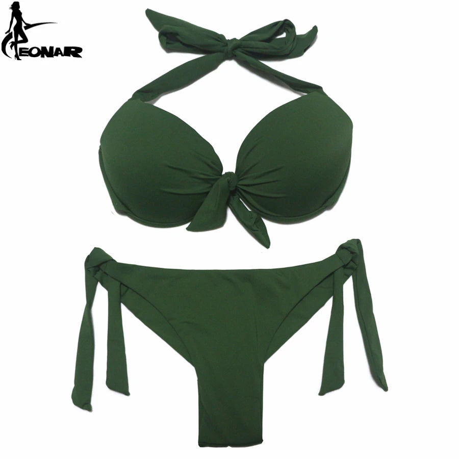 EONAR Bikini Solid Swimsuit