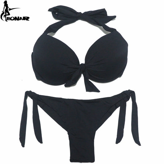 EONAR Bikini Solid Swimsuit