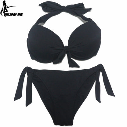 EONAR Bikini Solid Swimsuit