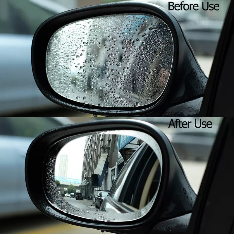 2 Pcs Car Rainproof Clear Auto Sticker