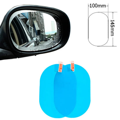 2 Pcs Car Rainproof Clear Auto Sticker