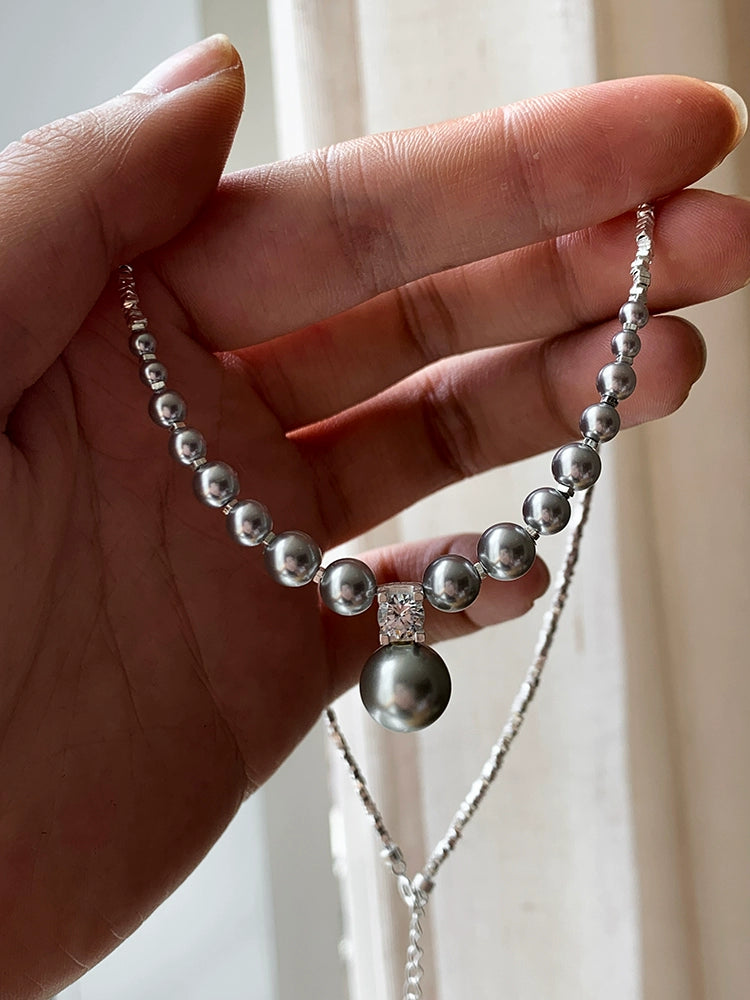 Sterling Silver Pearl Necklace