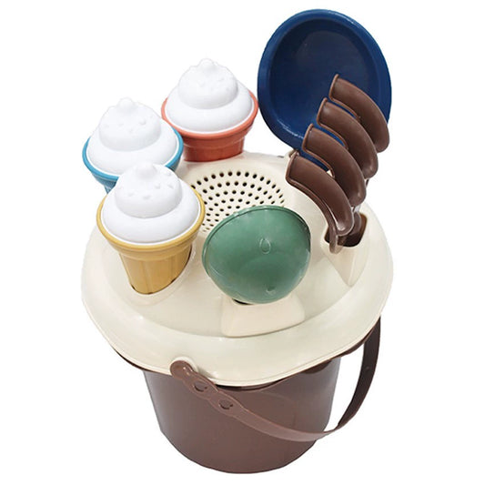 Children's  Ice Cream Bucket Beach Toy Set