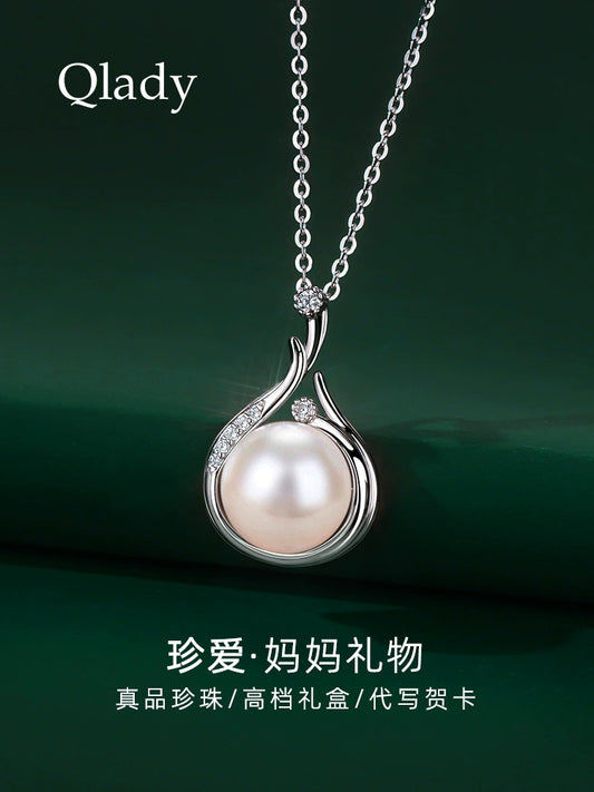 Necklace Women's Single Pendant Mother Style Freshwater Pearl