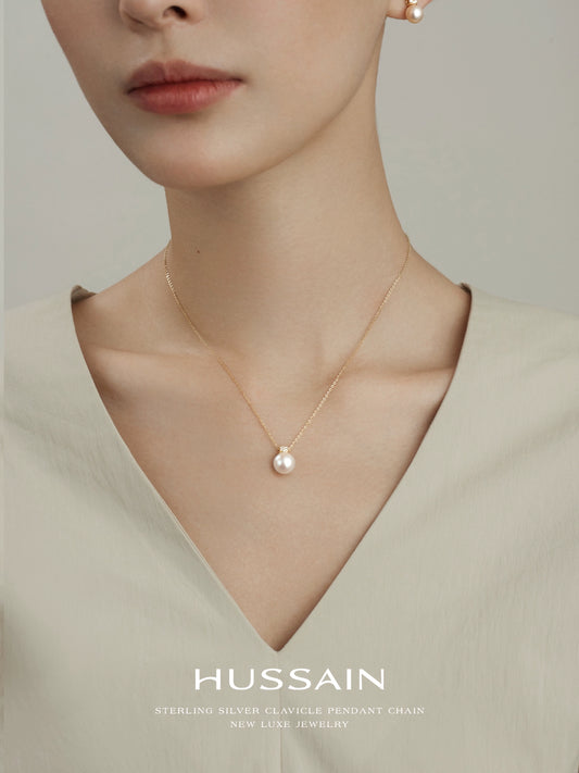 Hesheng Blend Natural Freshwater Pearl Necklace