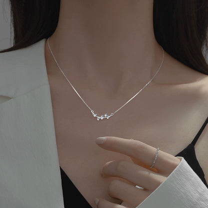 Necklace Women's Light Luxury Minority Birthday Gift Ginkgo Leaf