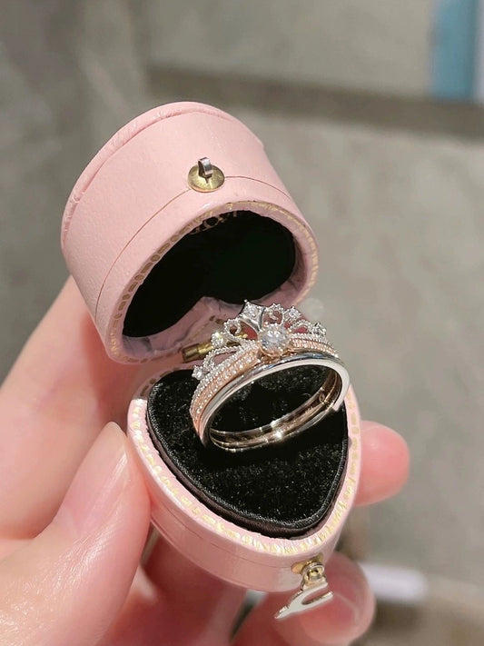 Princess Disney Castle Women's Rose Gold Ring