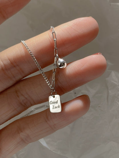 Lucky Women's Sterling Silver Popular Online Birthday Gift Necklace