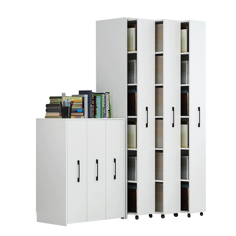 Modern Bookcase with Wheels