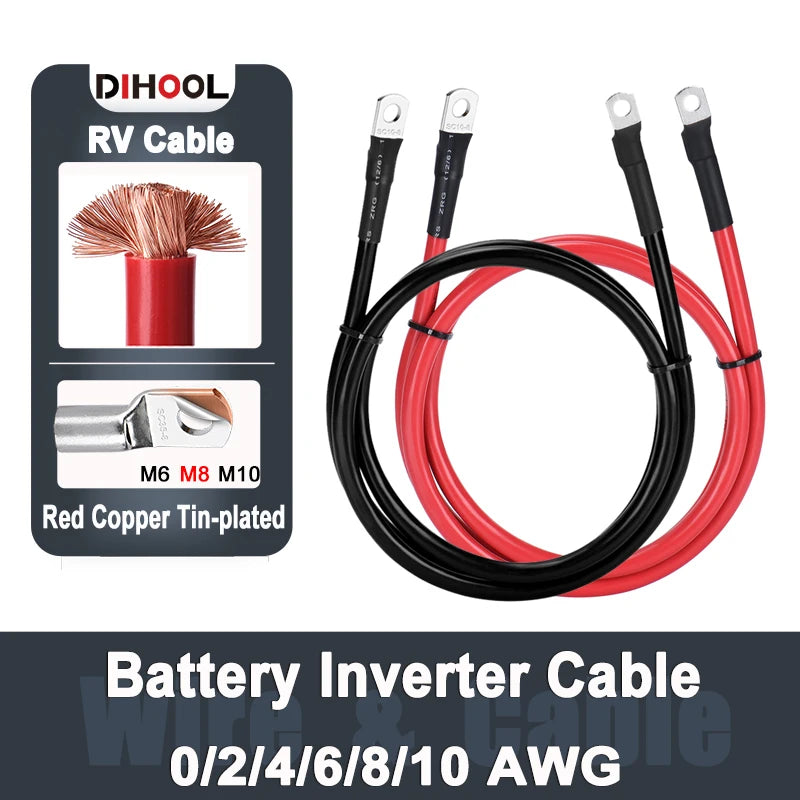 Battery Inverter Connection Cable Set