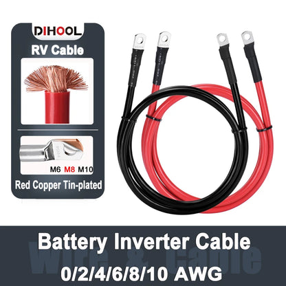 Battery Inverter Connection Cable Set