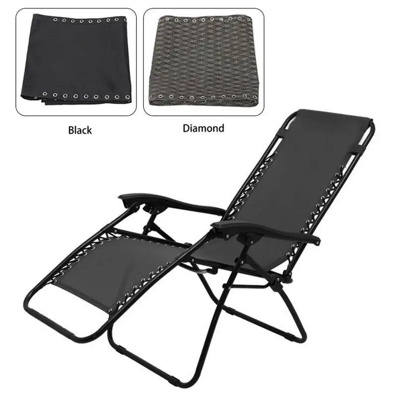 Newest Recliner Cloth Breathable Durable Chair Lounger Replacement Fabric Cover Lounger Cushion Raised Cloth For Garden Beach