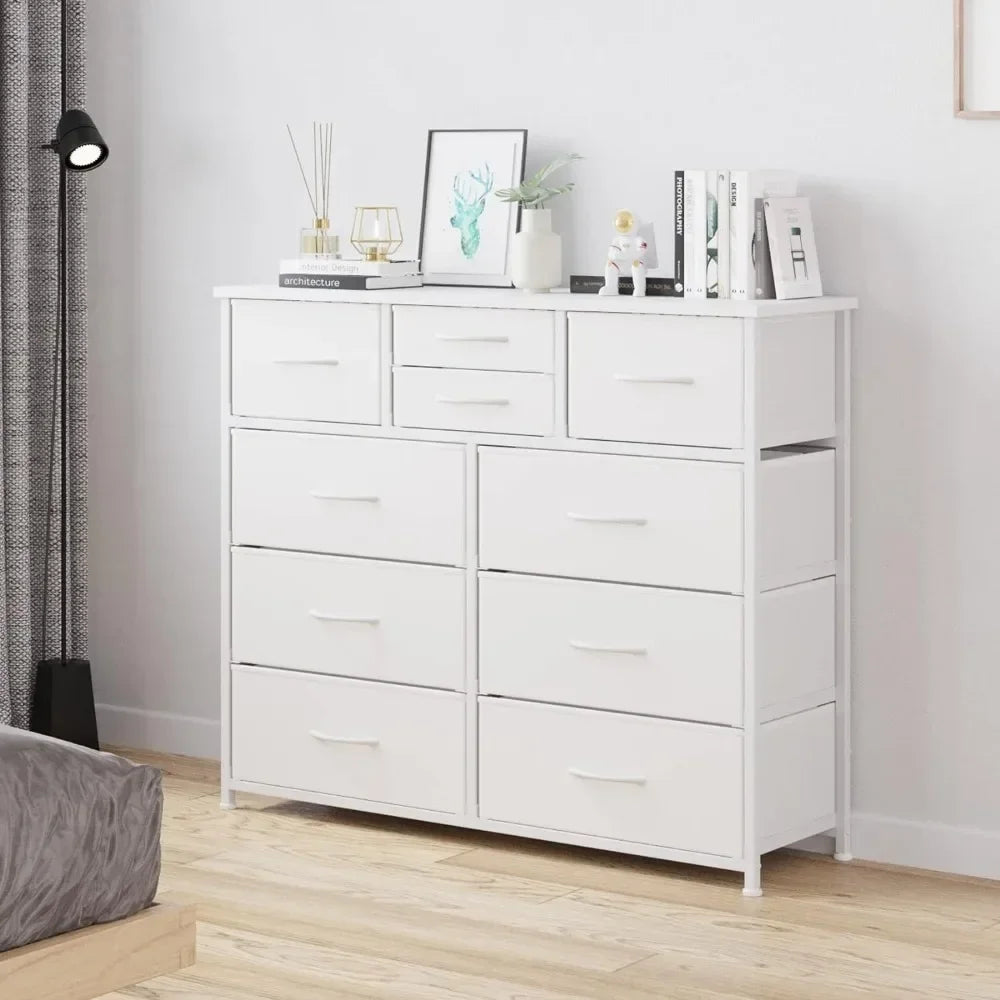 8 Drawer Dresser (White)