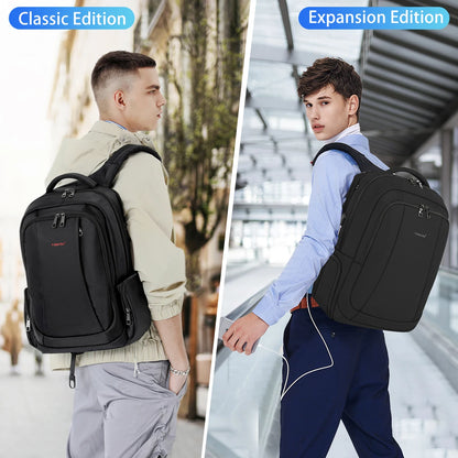 Lifetime Warranty Backpack For Men Laptop Backpack Bag Male Travel Backpacks For School USB Charging Port Schoolbag Men Mochilas