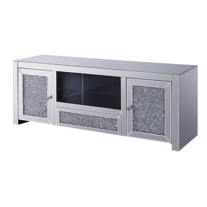 Modern Mirrored TV Stand