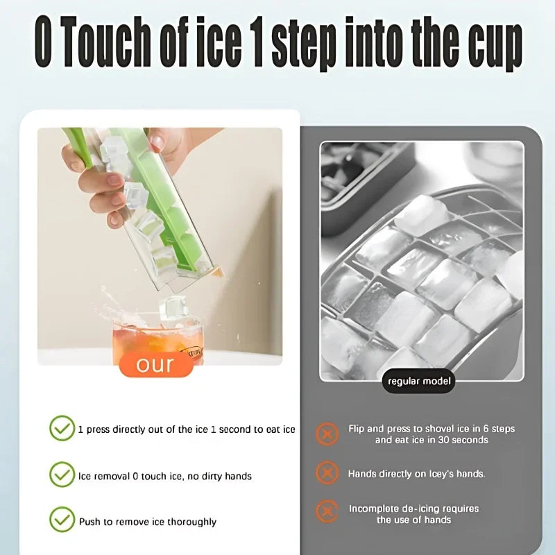 One-handed Easy To Release Ice Tray