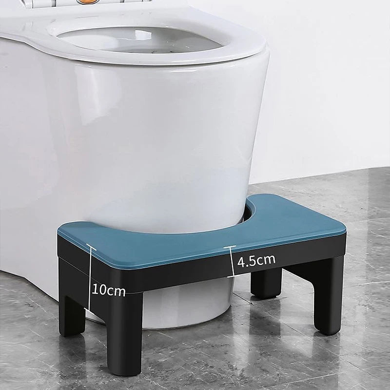 Toilet Seat Stool Ottoman Step Stool Thicken Non-slip Portable Stool Home Adult Constipation Poop Step Stool Bathroom Supplies