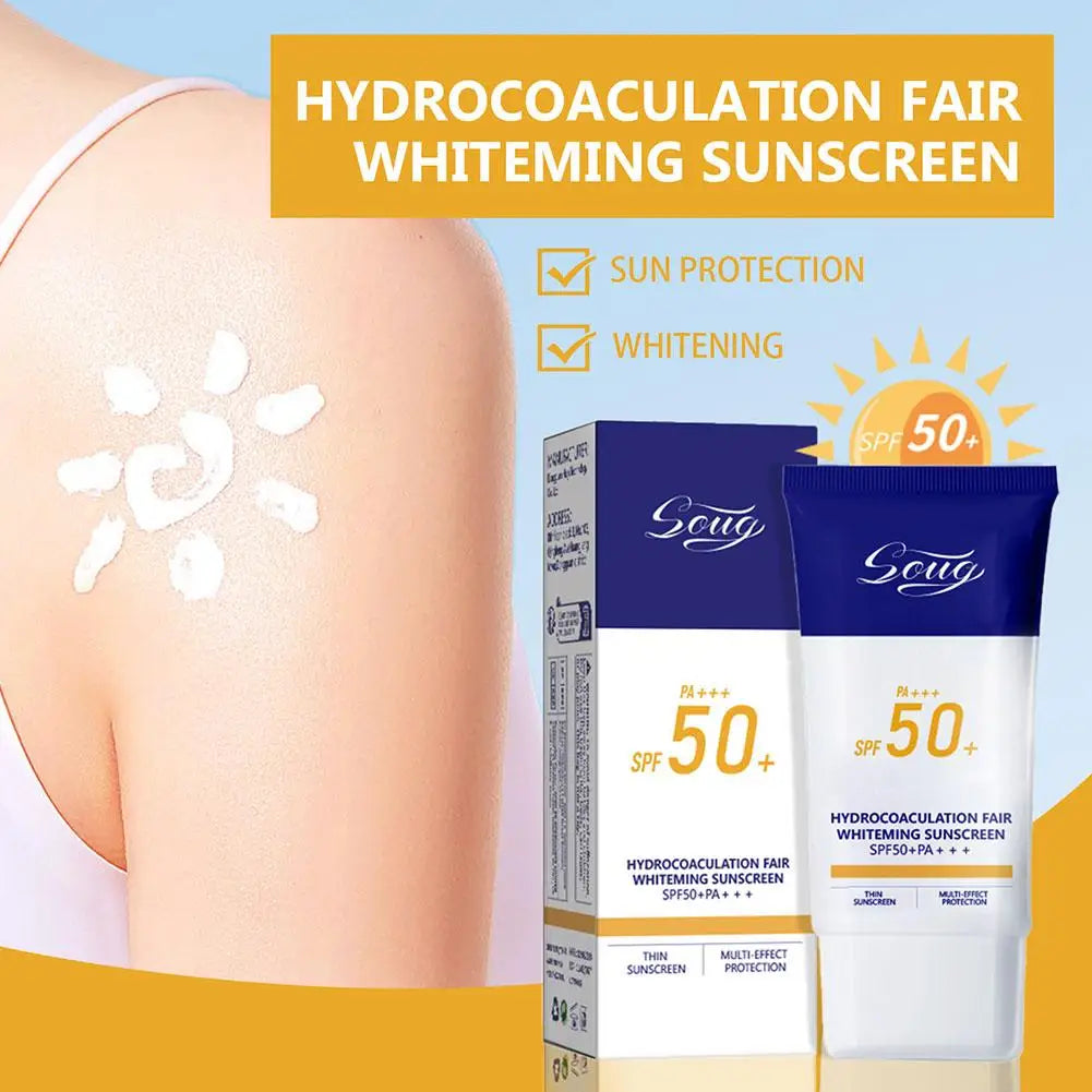 SPF50+ Sunscreen Whitening Cream Moisturizing Anti-Aging Waterproof Beauty Lasting Health Oil-control Refreshing Cosmetics K4H1