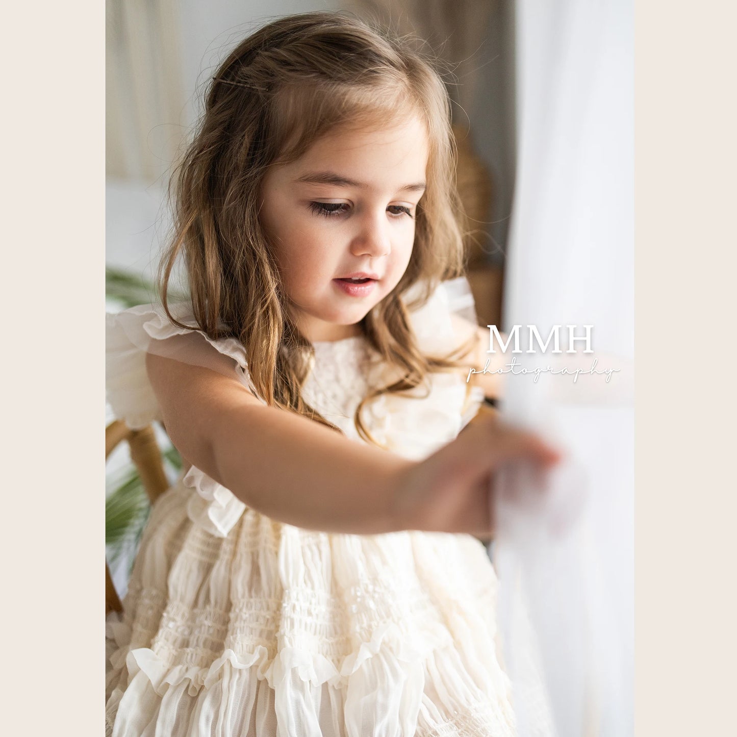 Don&Judy Floral Ruffle Princess Dress