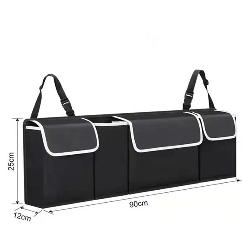 Adjustable Car Trunk Organizer Backseat Storage Bag