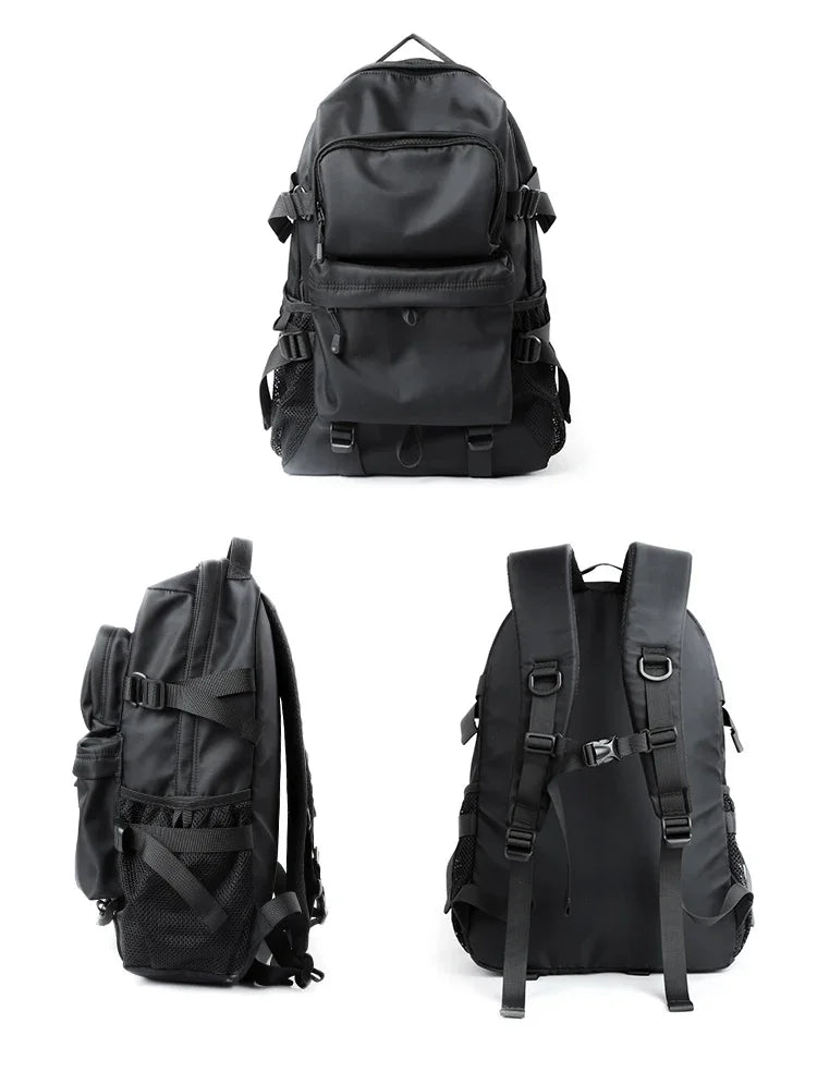 Sell Well Casual Street Style Male Backpack Large Capacity 17inch Laptop Travel BackPack Tiding University College Schoolbag