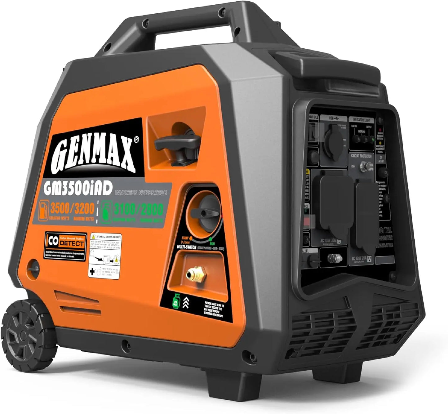 GENMAX Portable Inverter Generator 3500W