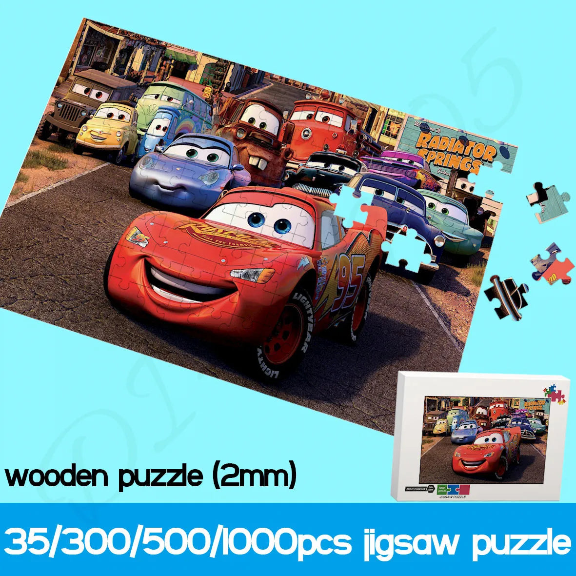 Disney Animated Film Cars Jigsaw Puzzles