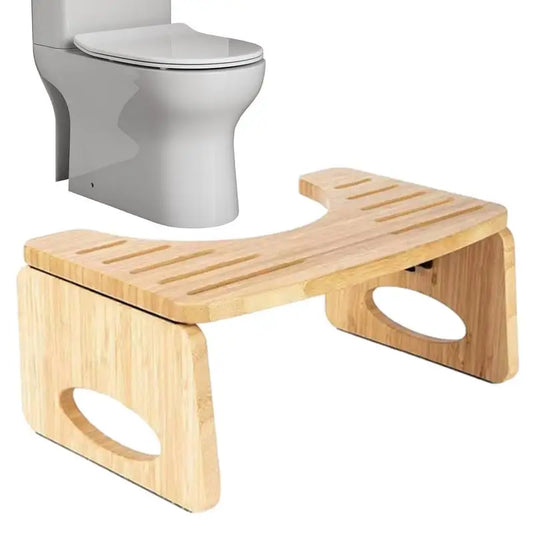 Bamboo Footstool For Bathroom