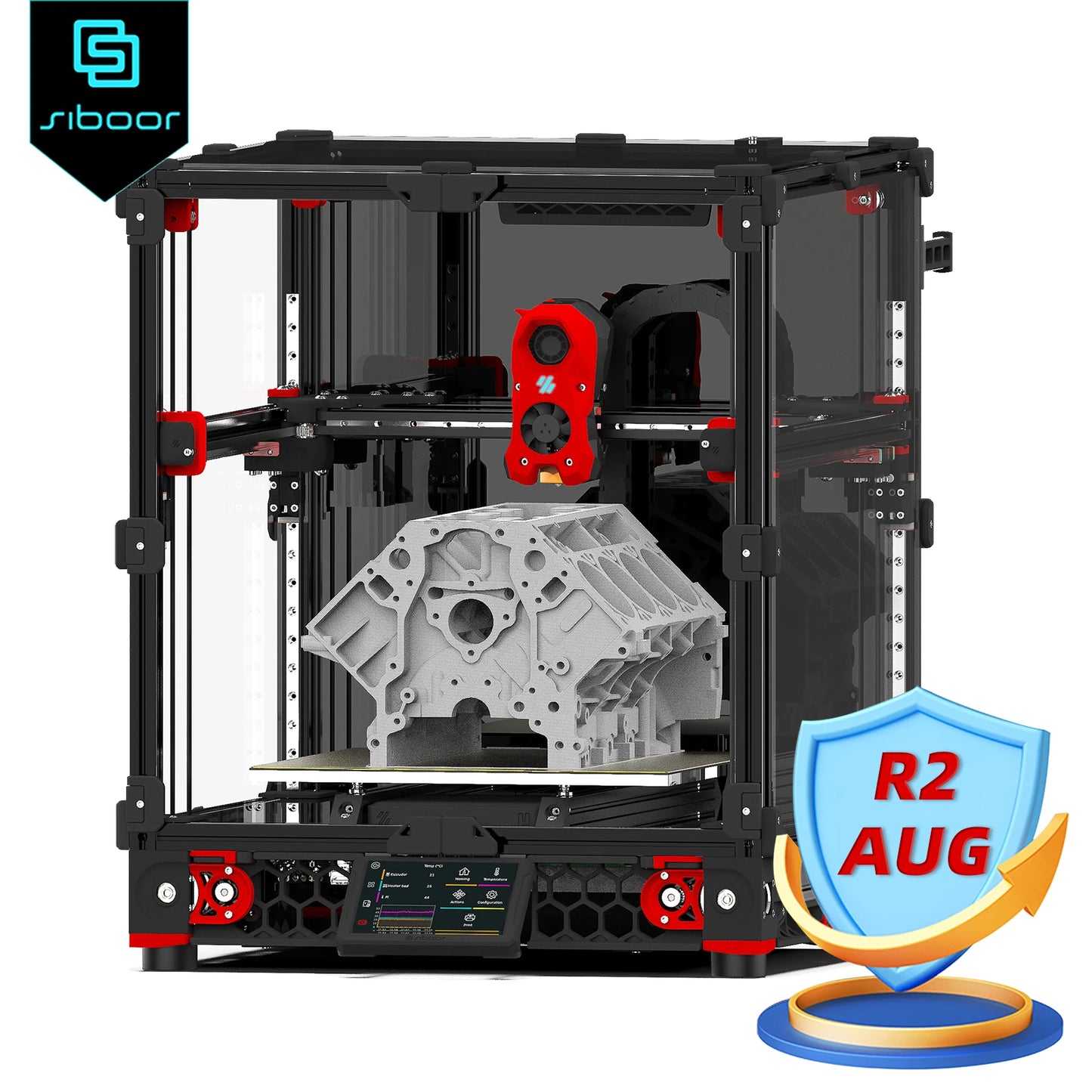 Voron 2.4 R2 Corexy 3D Printer SIBOOR V2.4 R2 [Aug，2023] Included ABS Printed Parts Impresora 3D 350x350x350mm 300x300x300mm