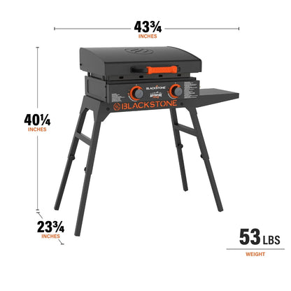 Blackstone Adventure Ready 22" Omnivore Propane Griddle with Stand and Adapter Hose