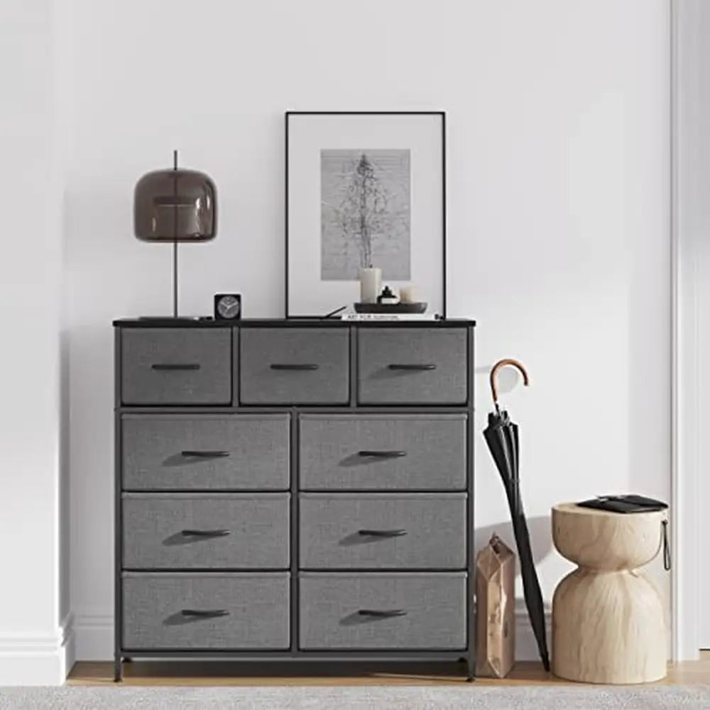 9-Drawer Fabric Chest Storage Dresser