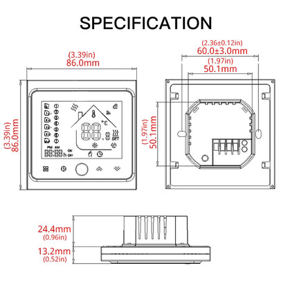 WiFi Air Conditioner Thermostat Temperature Controller