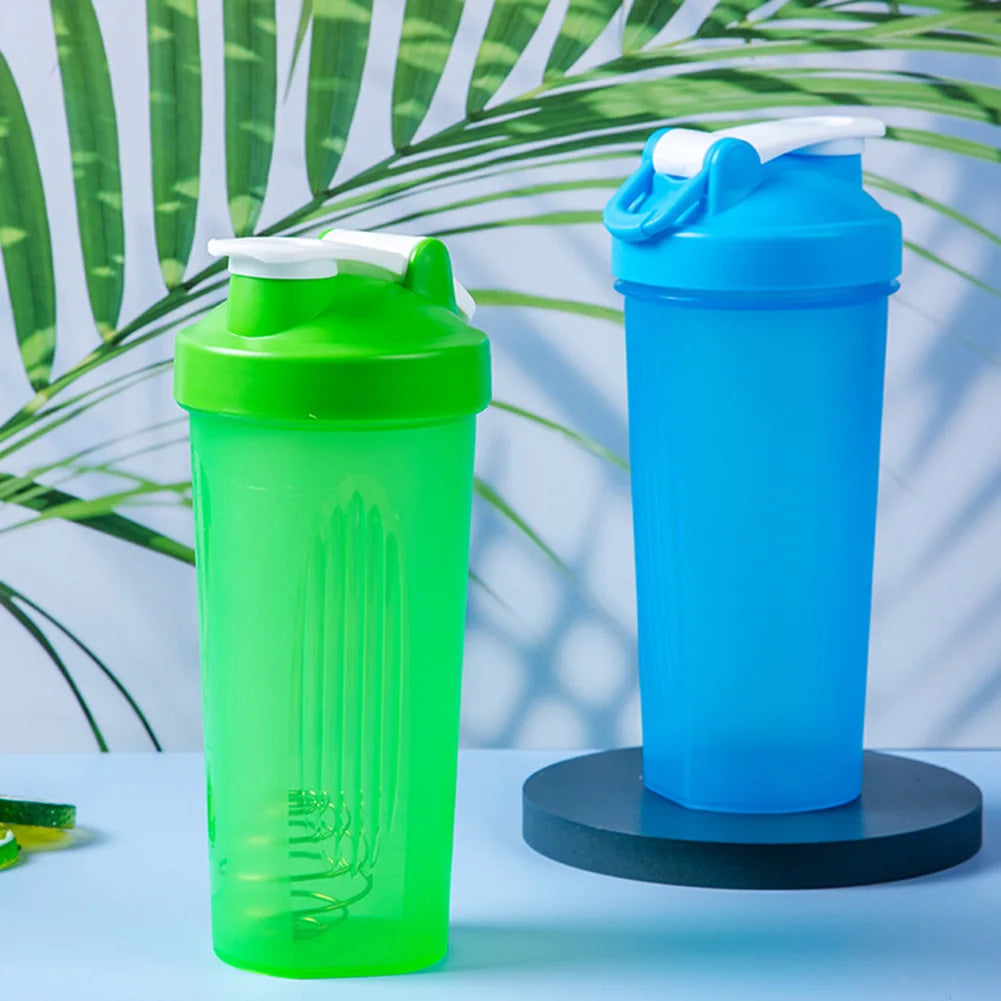 600ML Portable Protein Powder Shaker Bottle