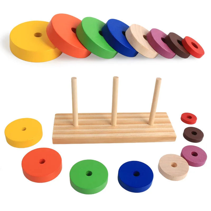 Wooden Stacking Tower Toy