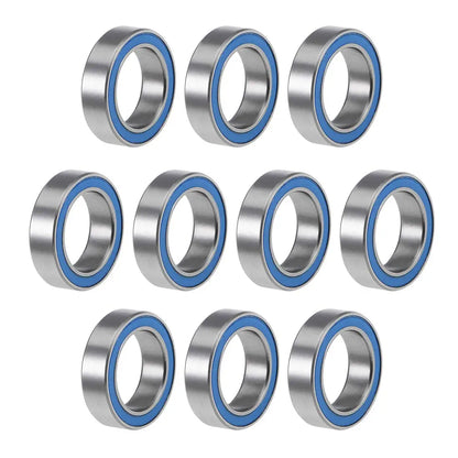 10PCS Rubber seal Deep Groove Ball Bearing