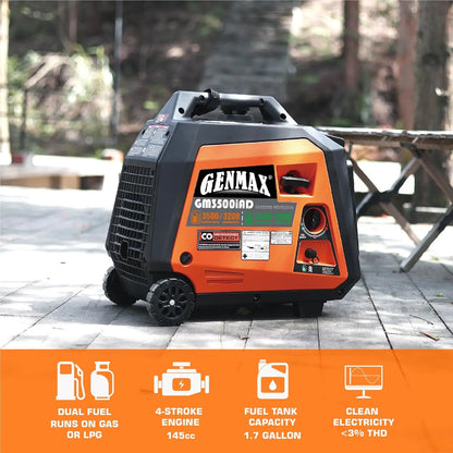 GENMAX Portable Inverter Generator 3500W