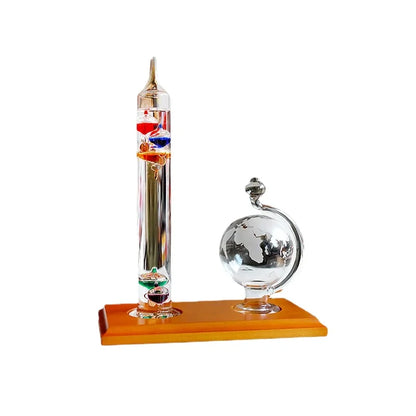 Retro Creative Home Furnishings Thermometer Office Desktop Decorations Galileo Glass Thermometer Decorated Living Room Gifts New