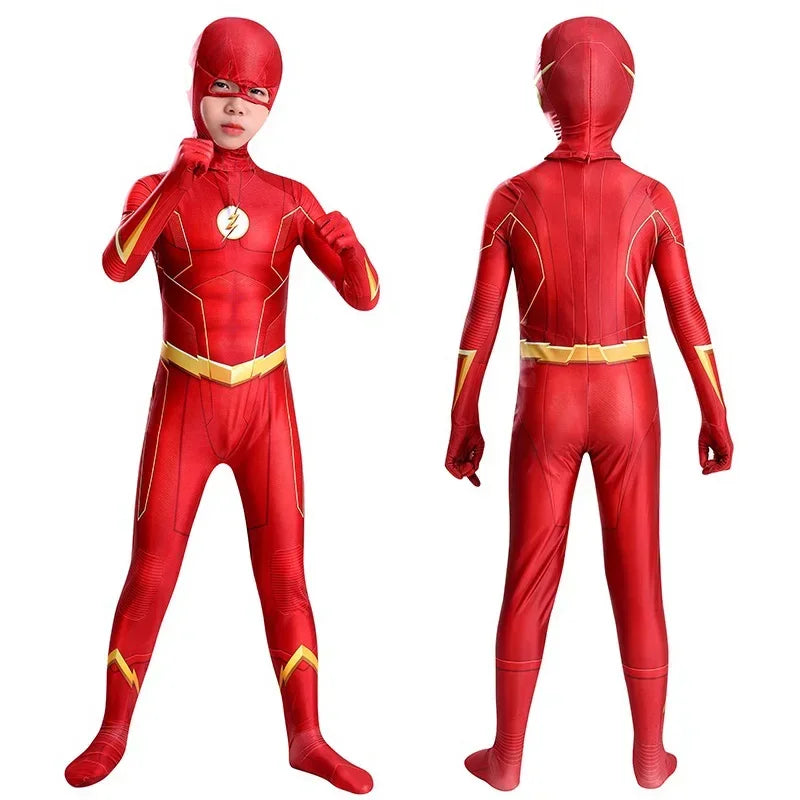 Kids Flash Man Boys Cosplay