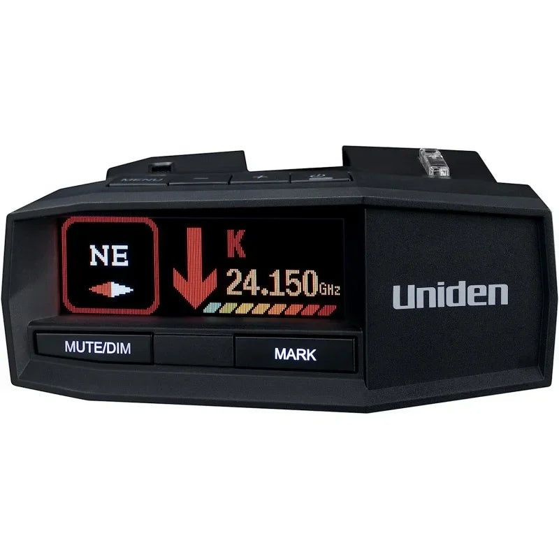 UNIDEN R8 Extreme Long-Range Radar/Laser Detector, Dual-Antennas Front & Rear Detection w/Directional Arrows, Built-in GPS w