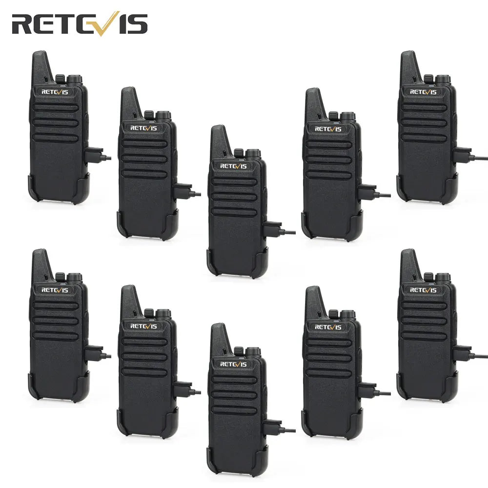 10 Pcs Wholesale Mini Walkie Talkie Rechargeable