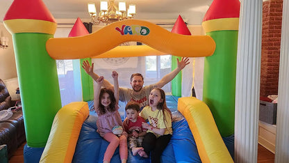 Yard Inflatable Bounce House With Slide 12*9*8ft Bounce House For Kids 5-12 Bouncer With Blower For Outdoor Backyard/Indoor